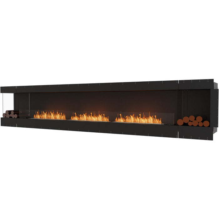 ECOSMART Flex 158LC.BX2 Left Corner Fireplace Insert With Black Burner