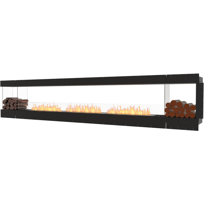 ECOSMART Flex 158PN.BX2 Peninsula Fireplace Insert with Black Burner