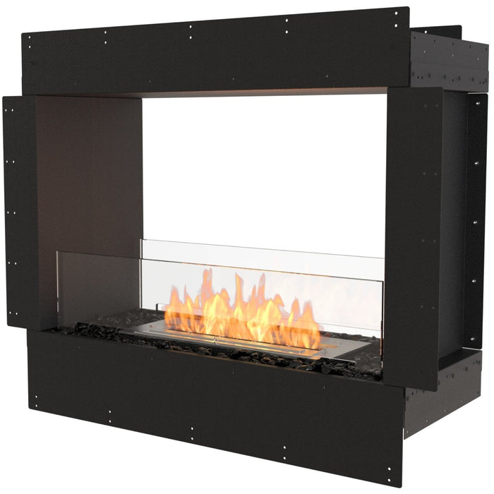 ECOSMART Flex 32DB Double Sided Fireplace Insert with Black Burner