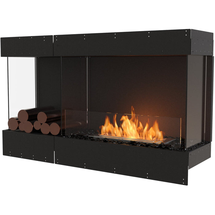 ECOSMART Flex 50BY.BXL Bay Fireplace Insert With Stainless Steel Burner