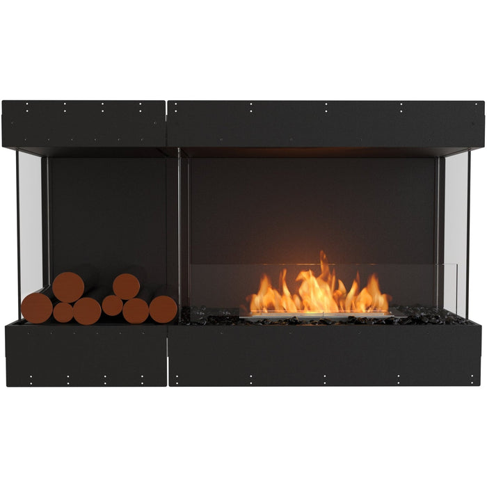 ECOSMART Flex 50BY.BXL Bay Fireplace Insert With Black Burner