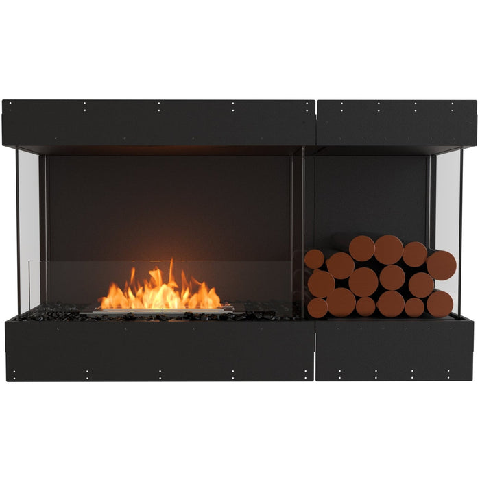 ECOSMART Flex 50BY.BXR Bay Fireplace Insert With Black Burner