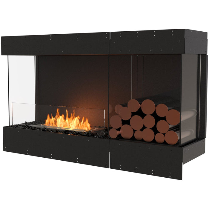 ECOSMART Flex 50BY.BXR Bay Fireplace Insert With Black Burner