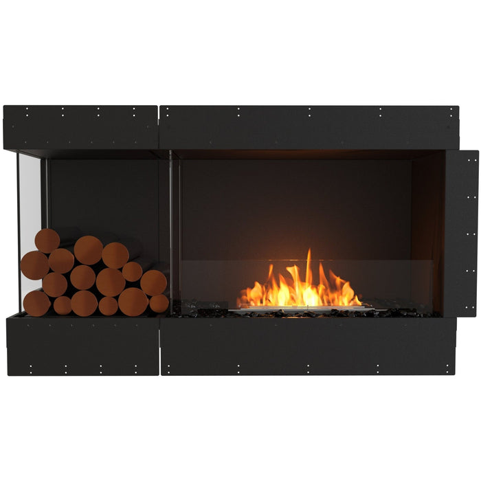 ECOSMART Flex 50LC.BXL Left Corner Fireplace Insert With Black Burner