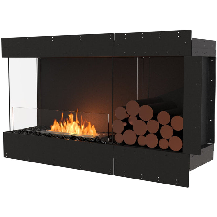 ECOSMART Flex 50LC.BXR Left Corner Fireplace Insert with Stainless Steel Burner