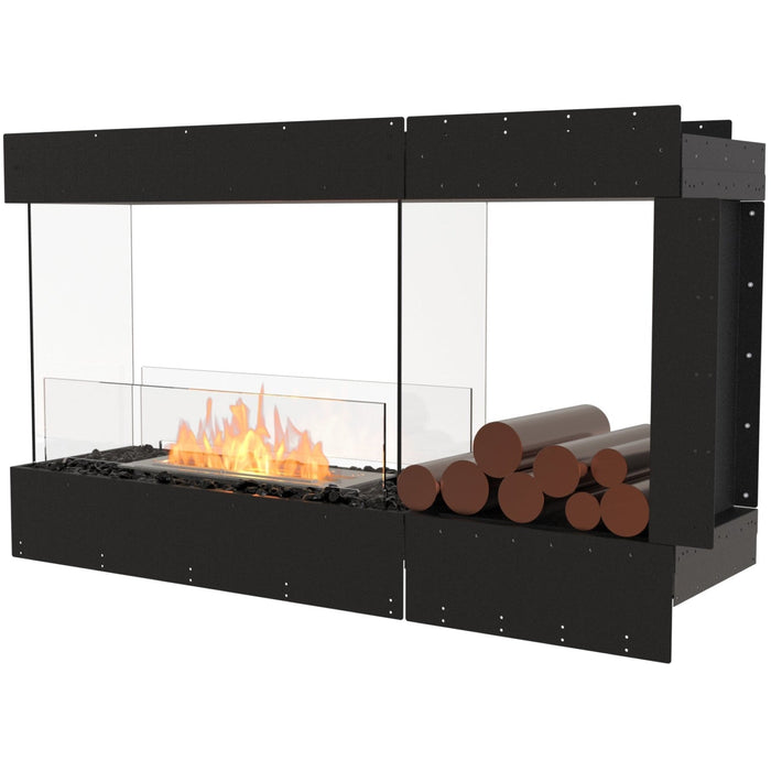 ECOSMART Flex 50PN.BXR Peninsula Fireplace Insert with Stainless Steel Burner