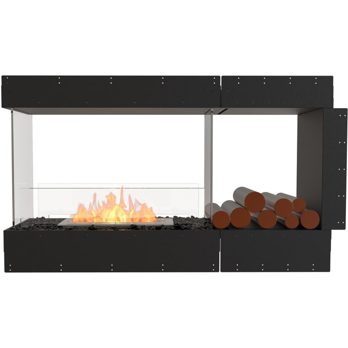 ECOSMART Flex 50PN.BXR Peninsula Fireplace Insert with Stainless Steel Burner