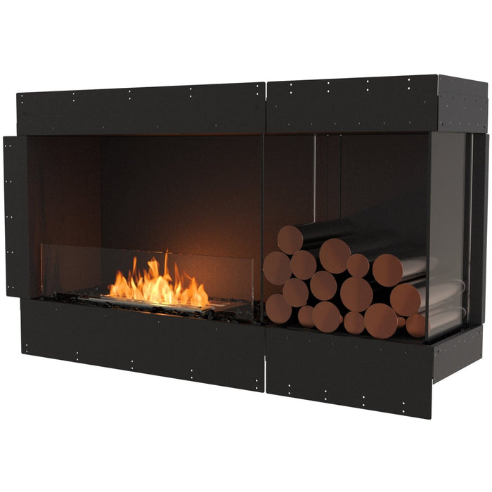 ECOSMART Flex 50RC.BXR Right Corner Fireplace Insert with Stainless Steel Burner