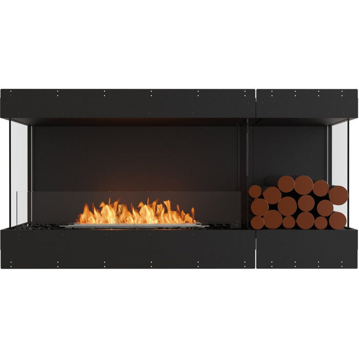 ECOSMART Flex 60BY.BXR Bay Fireplace Insert With Black Burner