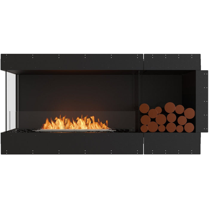 ECOSMART Flex 60LC.BXR Left Corner Fireplace Insert with Stainless Steel Burner