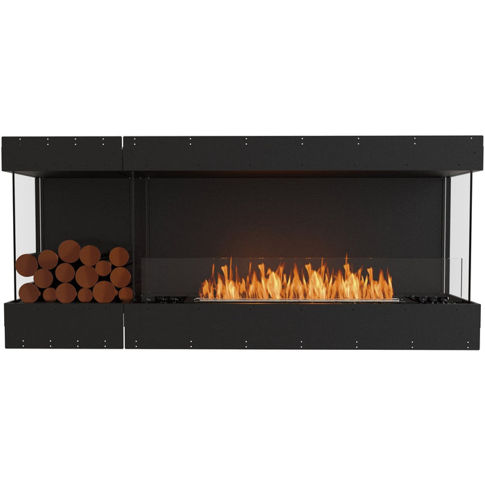 ECOSMART Flex 68BY.BXL Bay Fireplace Insert With Stainless Steel Burner