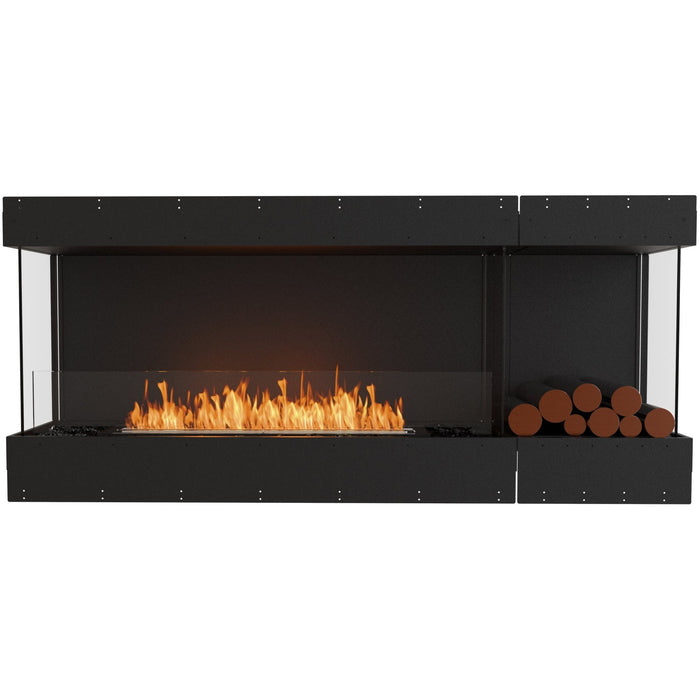 ECOSMART Flex 68BY.BXR Bay Fireplace Insert With Black Burner