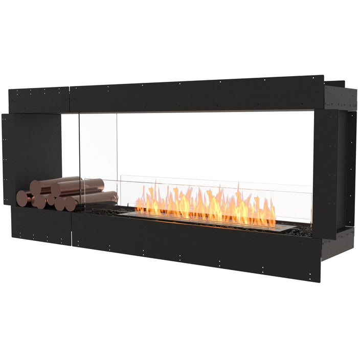 ECOSMART Flex 68DB.BX1 Double Sided Fireplace Insert with Black Burner