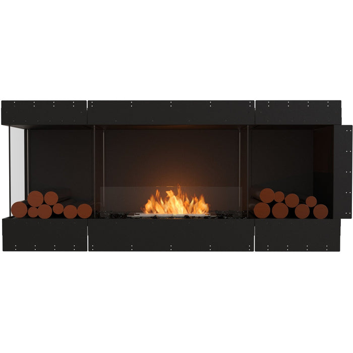 ECOSMART Flex 68LC.BX2 Left Corner Fireplace Insert with Black Burner