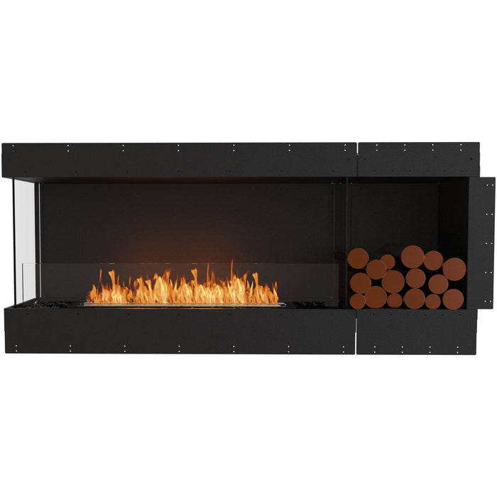 ECOSMART Flex 68LC.BXR Left Corner Fireplace Insert with Stainless Steel Burner