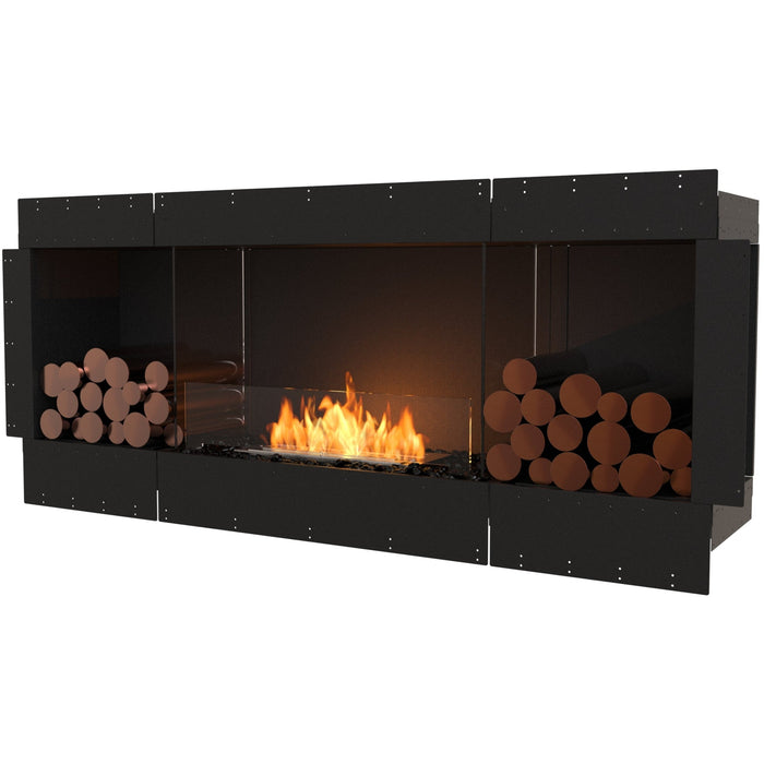 ECOSMART Flex 68SS.BX2 Single Sided Fireplace Insert With Black Burner