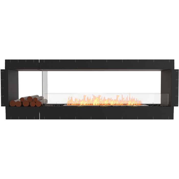 ECOSMART Flex 86DB.BX1 Double Sided Fireplace Insert with Black Burner