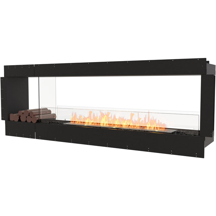 ECOSMART Flex 86DB.BX1 Double Sided Fireplace Insert with Black Burner