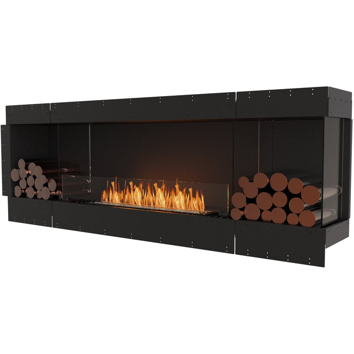 ECOSMART Flex 86RC.BX2 Right Corner Fireplace Insert with Stainless Steel Burner