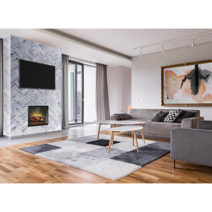 Dimplex Revillusion® 24-Inch Built-In Electric Fireplace - Weathered Concrete Includes Free 2 Year Extended Warranty