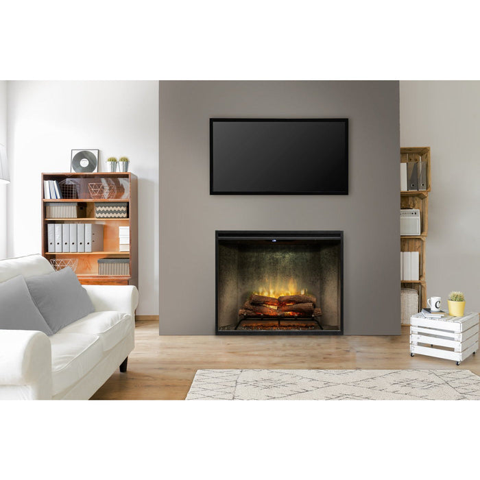 Dimplex Revillusion® 36" Portrait Built-In Electric Fireplace - Weathered Concrete Includes Free 2 Year Extended Warranty