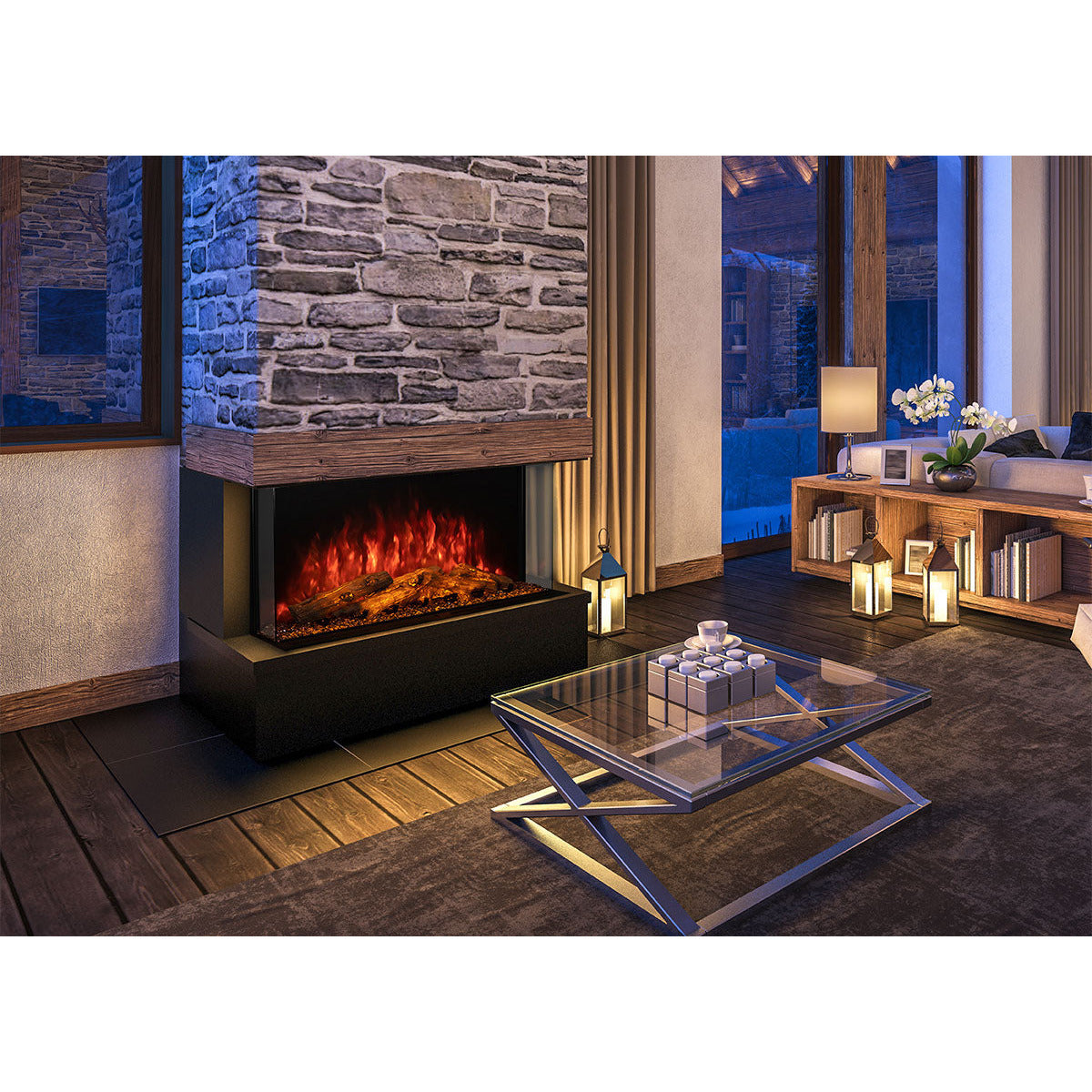 Modern Flames Sedona Pro Multi-Sided Electric Fireplace