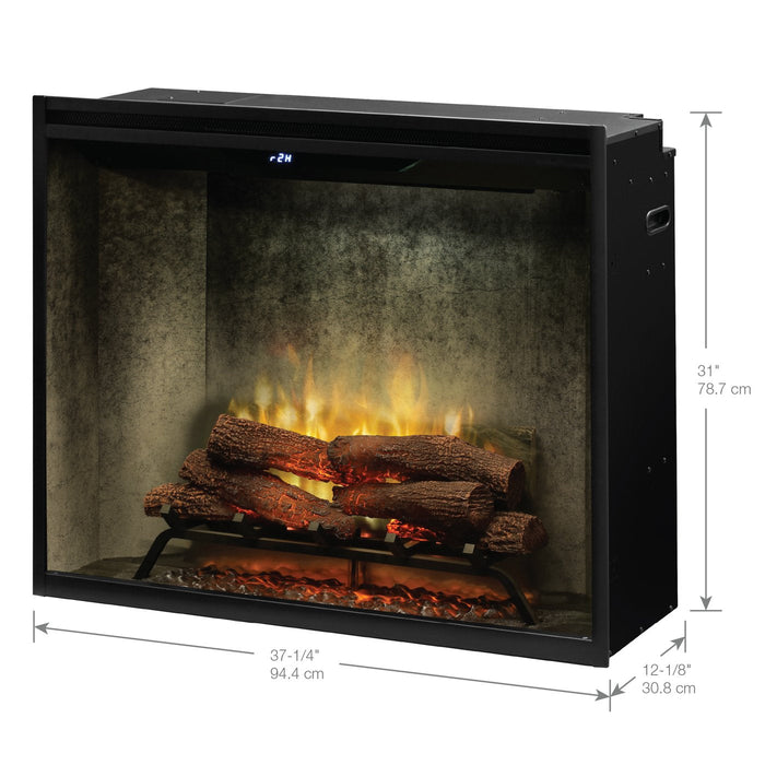 Dimplex Revillusion® 36" Portrait Built-In Electric Fireplace - Weathered Concrete Includes Free 2 Year Extended Warranty